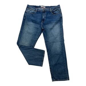 Tommy Hilfiger Relaxed Fit Men Blue Jeans Size 40x30 Straight Leg Cotton Blend